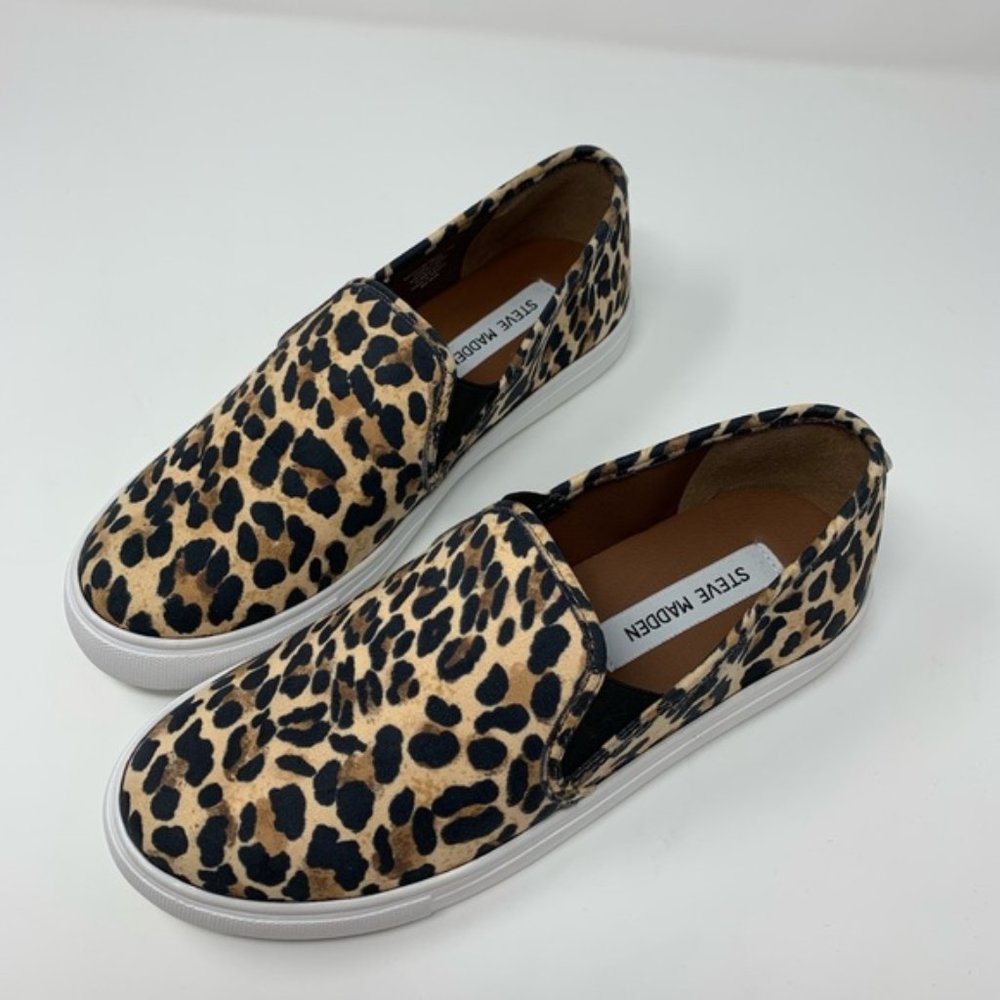 Steve Madden Cheetah Safary Slip on Sneakers